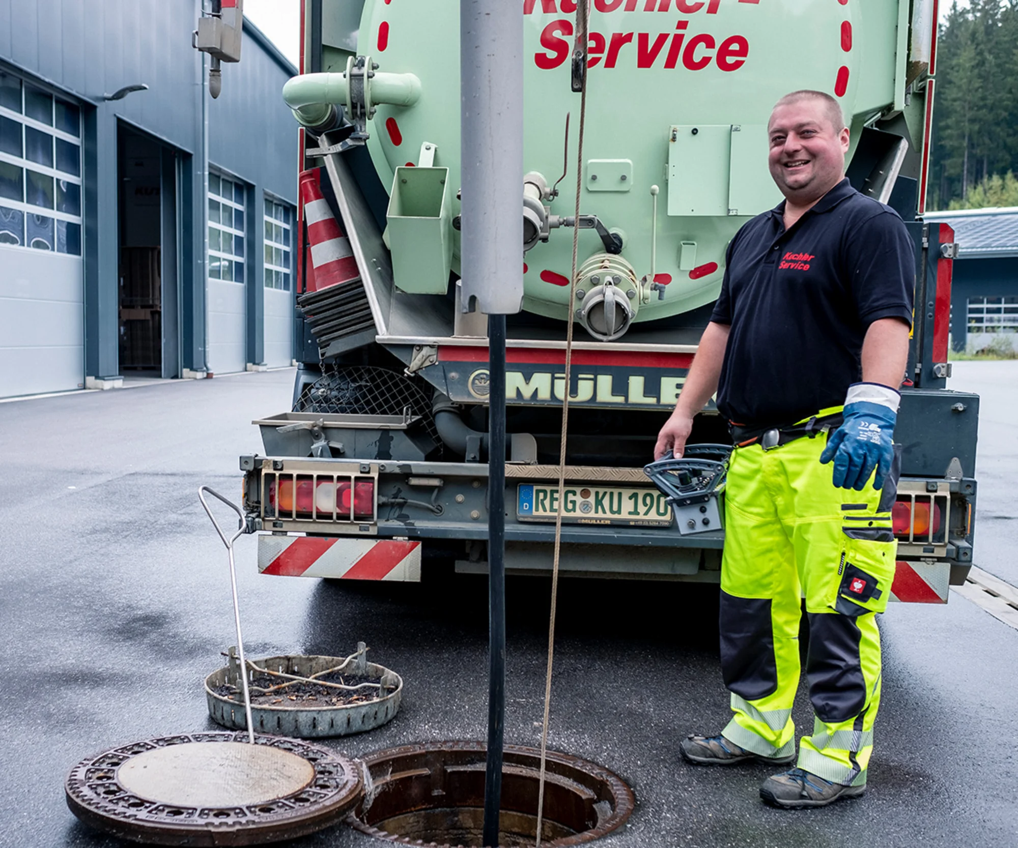 Kanalreinigung in Brunn mit moderner Technik